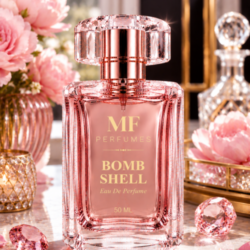 Bomb Shell – Bold Beauty in Every Spray Fresh. Glamorous. Irresistible.