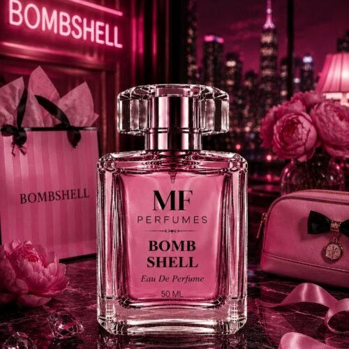 Bomb Shell – Bold Beauty in Every Spray Fresh. Glamorous. Irresistible.
