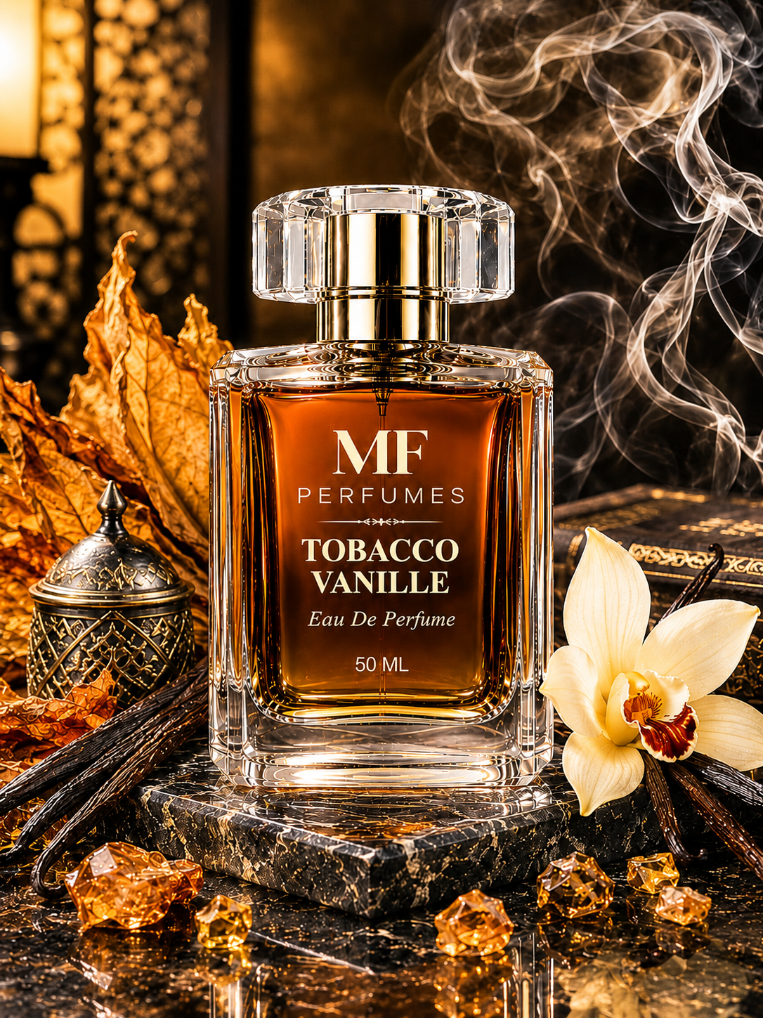 Tobacco Vanille – The Definition of Luxury Warm. Smoky. Sophisticated.