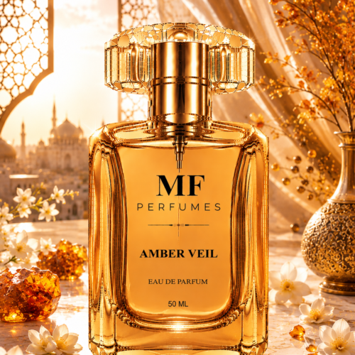 AMBER VEIL — Wrapped in Golden Elegance